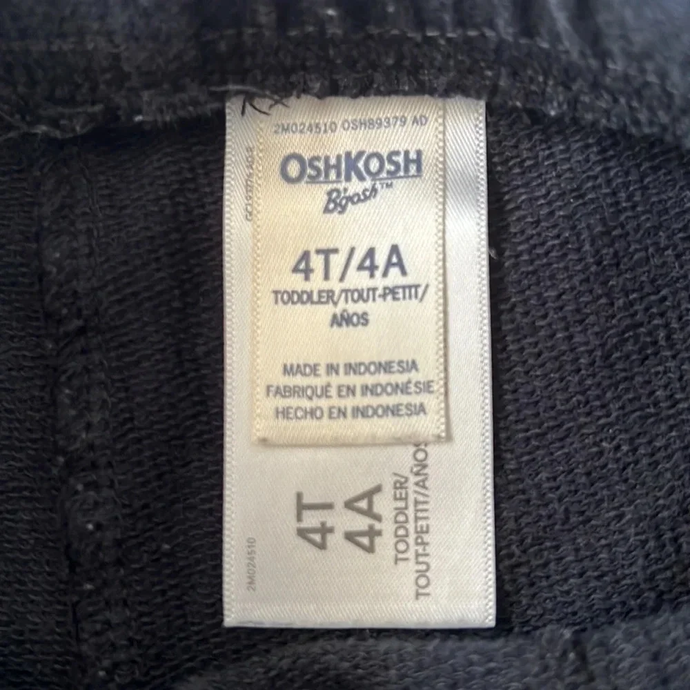 OshKosh black pants. 100% cotton.